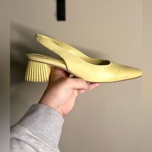Sam Edelman ☀️ Yellow Slingback Heels